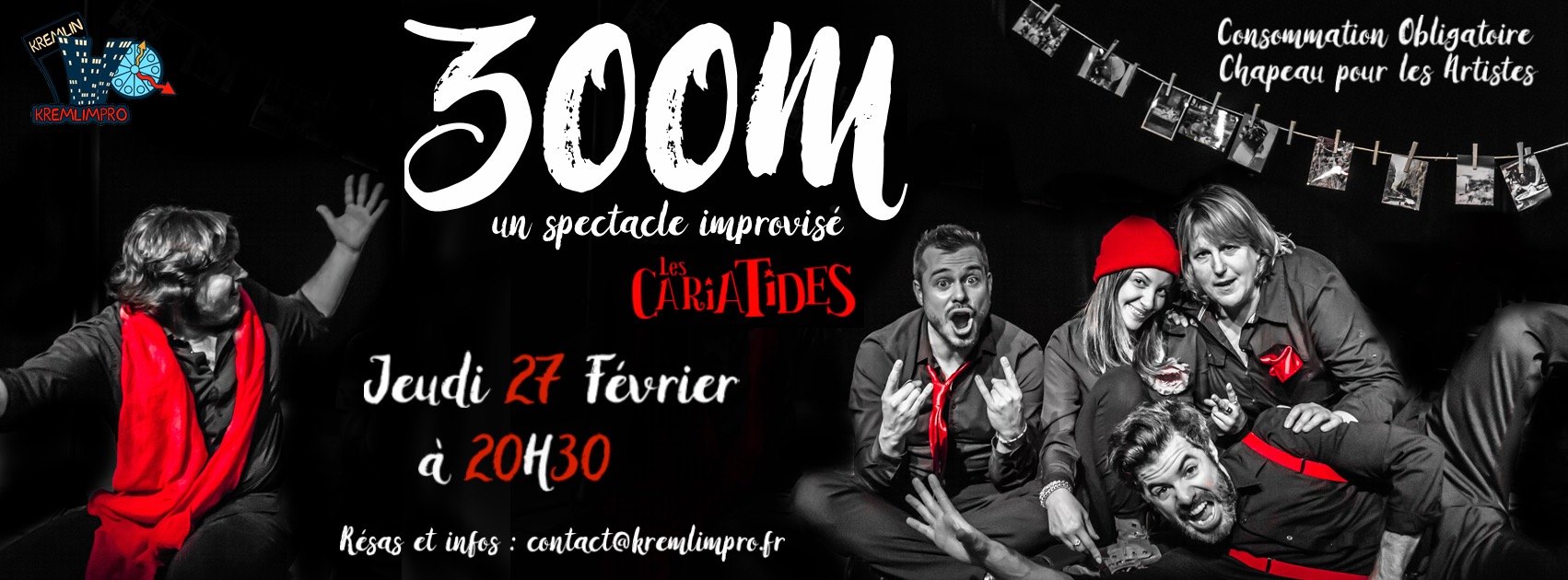 Zoom – un spectacle d&rsquo;improvisation à ne pas louper !